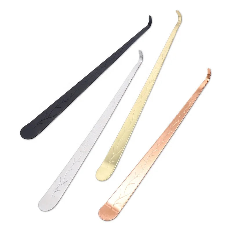 Elegant Carved Pattern Stainless Steel Hook Put Out Extinguish Wick Dipper Candle Snuffer Tool Scented Candle Extinguisher