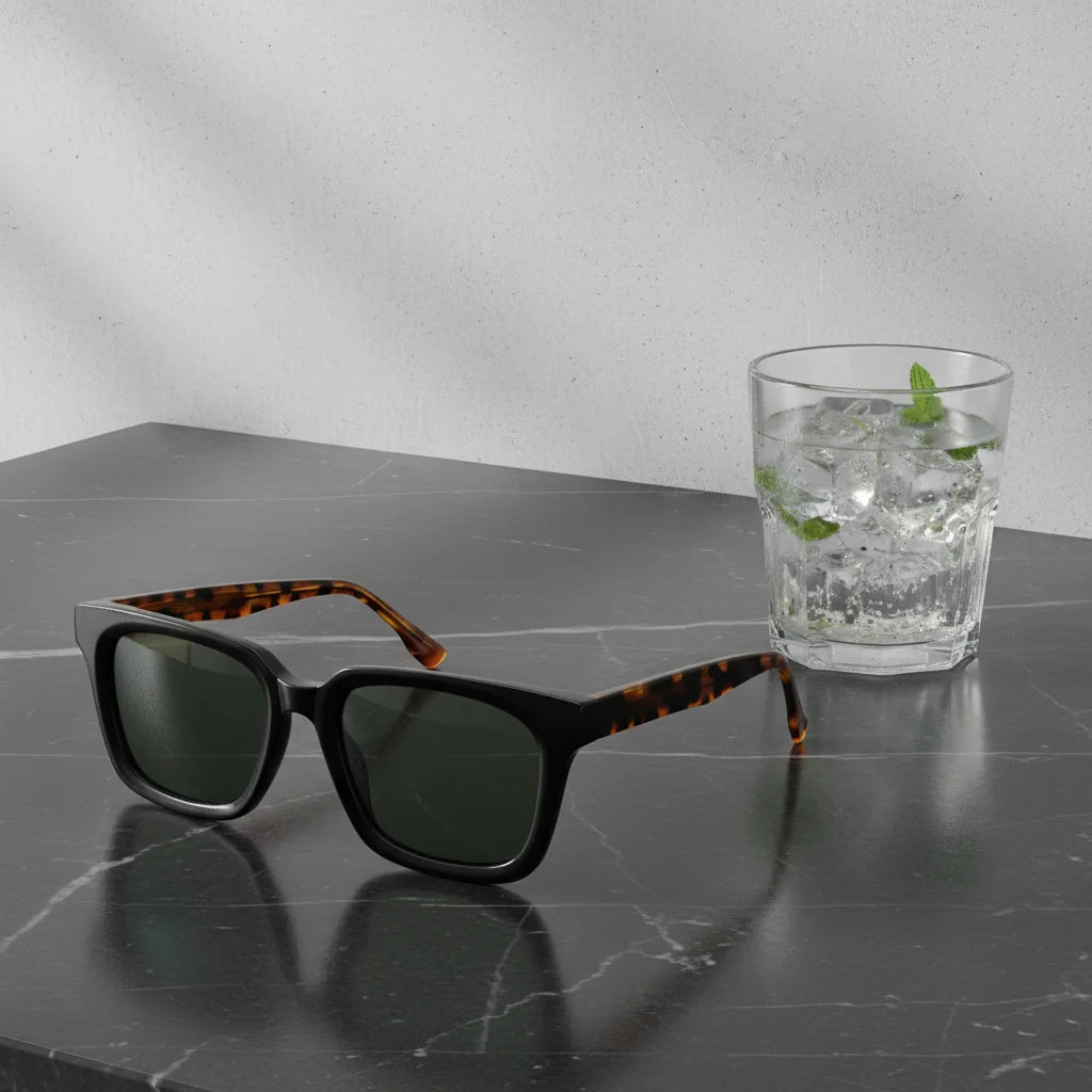 Competitive Price Manufacturer Square Oversized Acetate Polarized Sunglasses Unisex for Men Women