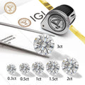 Starsgem 0.3ct 0.5ct 1ct 1.5ct 2ct Loose Grown Diamant IGI Certificate Round Created Diamante HPHT CVD Made Lab Diamond