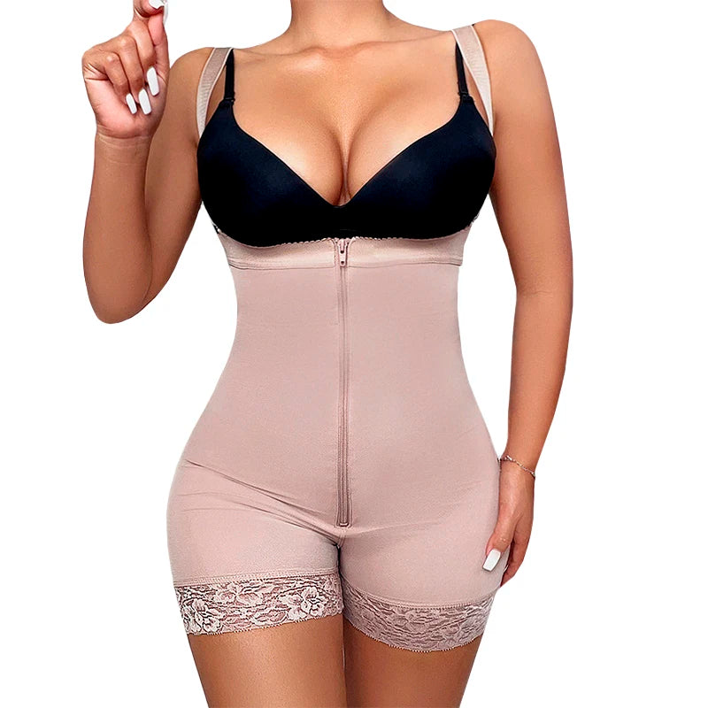 High Waisted Body Shaping Tummy Tuck Control Pants Breathable Butt Lifter  Colombian Women Shapewear Waist Trainer Panties
