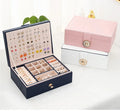 Luxury Leather Bracelet & Jewelry Box Drawer Gift Paper Cardboard Packaging Ring Necklace Organizer