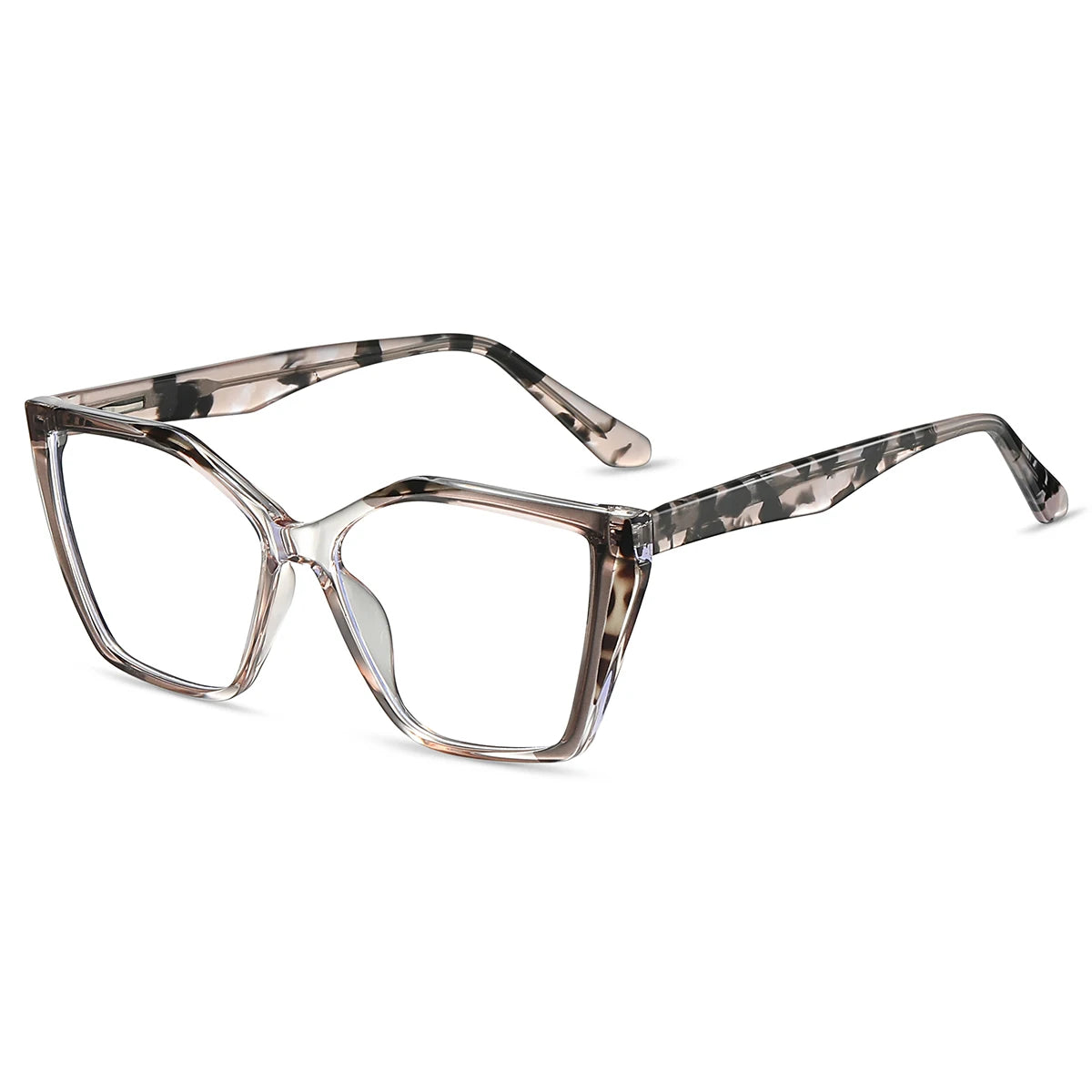 Anti Blue Light Women Eyeglasses Frame Acetate and TR90 Glasses Frame Designer Eyewear Square Optical Frame
