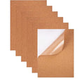 Self-Adhesive A4 Cork Sheets Rectangle Coaster Cork Backing Sheets for Wall Decoration Wedding Party DIY Crafts Supplies