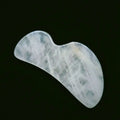 HUIYING Clear Quartz gua sha comb gua sha crystal heart body gua sha stone with box
