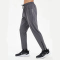 Low MOQ Blank Custom Breathable Quick Dry With Zipper Side Pocket Drawstring Sports Gym Jogger Pants for Men Workout Activewear