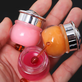 Vegan Vegan Honey Lipbalm Private Label Container Overnight Lip Mask Fruit Flavor Moisturizing Lip Sleeping Mask Lip Balm