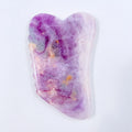 Hongzhuo Factory Direct Sale Custom Handmade Fluorite Guasha Picks for Sliming Face and Anti Aging Wrinkles