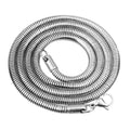 4.2mm Factory Price Silver Bulk Stainless Steel Magic China Jewelry Round Snake Chain