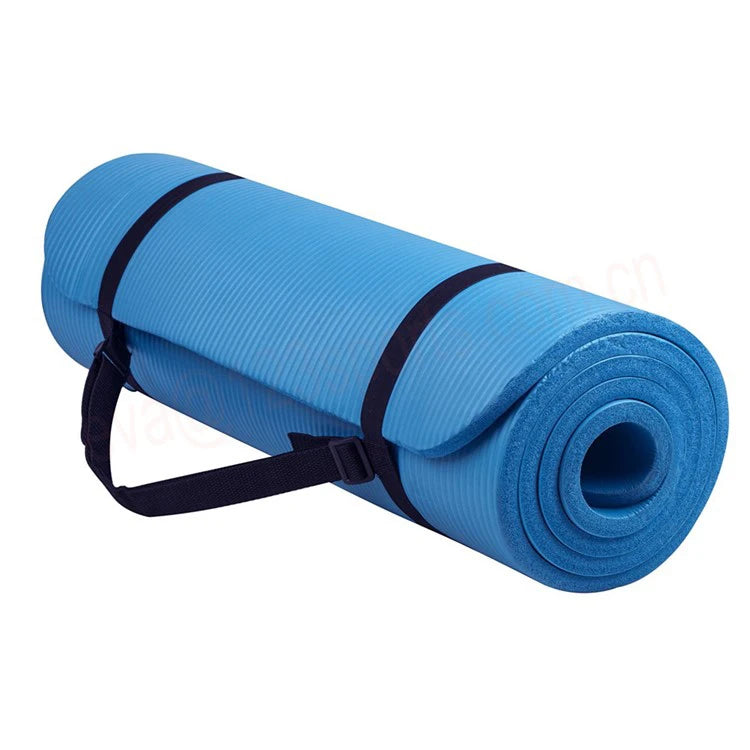 Fitness NBR Yoga Mats Eco-Friendly Matt Non-Slip Durable Mats Yoga Pilates Multi-Color Mats