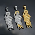 Stocks Fashion Cheap 18k Gold San Judas Stainless Steel Pendant