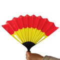 Cheering Folded Paper Fan Fans Clapping Handfan with Banners Advertising Promotional Gift Flag Folding Fan