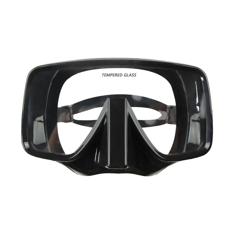 Custom Anti-fog Silicone Diving Goggles Single Lens Leak Proof Adult Swimming Diving Equipment Snorkel Diving Mask