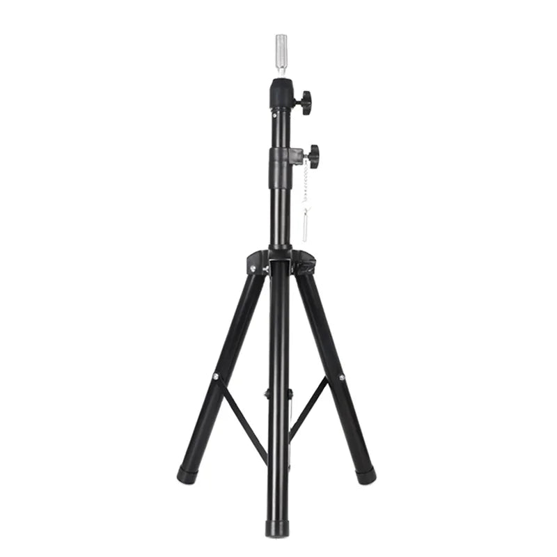 Professional Hair Salon Adjustable Mannequin Tripod Stand Hair Dressing Training Head Tripod Metal Wig StandBracket with Holder