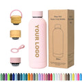 Custom Logo 500ml Eco-friendly Double Wall Stainless Steel Cup Insulated Drink Bottle Tumbler Water Bottle 750ml Thermal