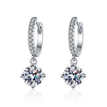 Premium S925 Sterling Silver Moissanite Earrings