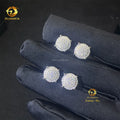 New Arrivals Lowest Price Retail Price  Iced Out 925 Sterling Silver VVS1 Moissanite Diamond Hip Hop Stud Earrings Man With GRA