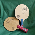 ZhuoLong New X-1 X-2 Table Tennis Rackets 5-Layer Pure Wood Straight Grip 158x152mm Offensive Fast Attack Blade