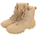 Double Safe Ready to Ship Tan Waterproof Black Non Slip Rubber Sole Training Khaki Tactical  Boots Jungle Shoes Boots