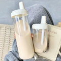 Large Capacity 500ml 850ml Bubble Tea Reusable Plastic Cup With Lid and Straw