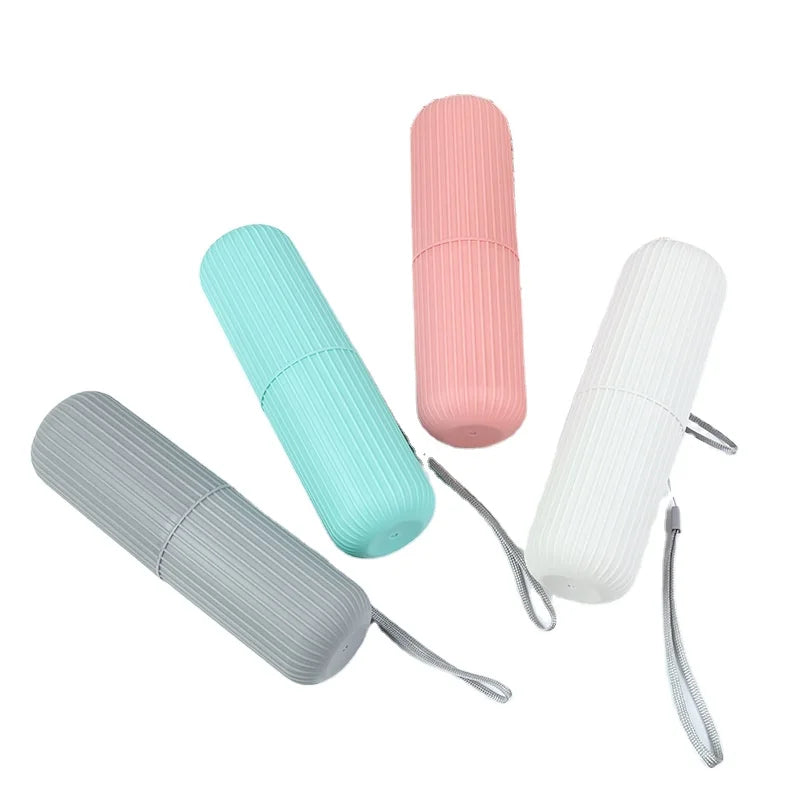Cheap Portable Travel Toothpaste Toothbrush Storage Case Holder Hard Plastic Tooth Brush Container