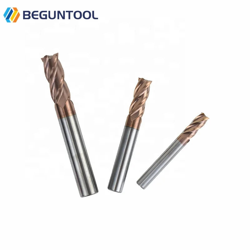 Solid Carbide End Mills Roughing Square Cnc Milling Cutter Tool End Mill HRC 55 Tungsten Milling Machining High Precision 10mm