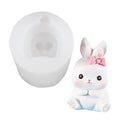 HY Easter Eggs Bunny Silicone Candle Mold for DIY Handmade Aromatherapy