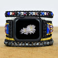 Boho Bracelet IWatch Strap Leather Wrap Watch Bands Multi Wrap Bandmade Braided Bracelet Watch Bands