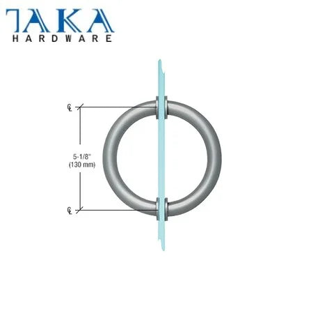 TAKA Customized  H  Wooden Door Handles Aluminum Front Main Door Stainless Steel Black Pull Glass Door Handle
