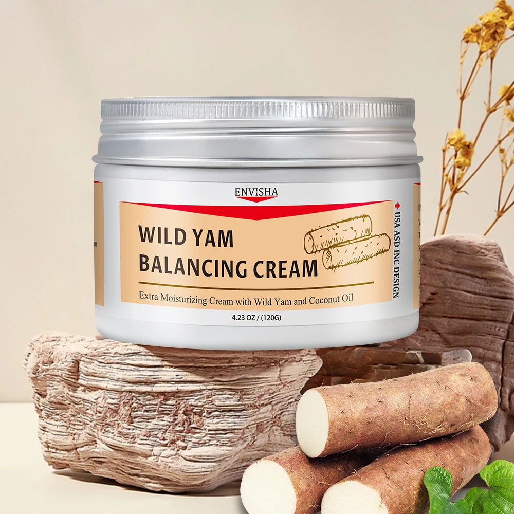 Private Label Natural Organic Face Care Cream Mild Nourishes and Rejuvenates Skin Wild Yam Balancing Cream for Women