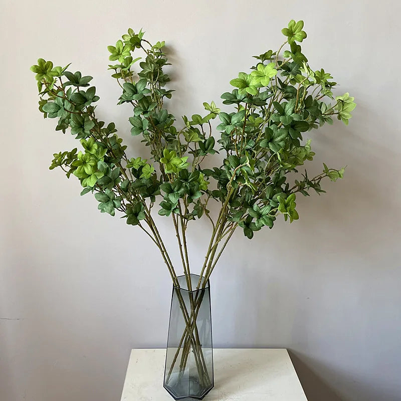 Y-H138 Wholesale Artificial Green Plant Leaves Bell Green Plant Horse Drunk Wood Leaves for Home Wedding Decoration