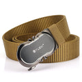 TUSHI Luxury Nylon Fabric Belt Men Wholesale Custom Logo New Adjustable Casual Zinc Alloy Buckle Business Fashion