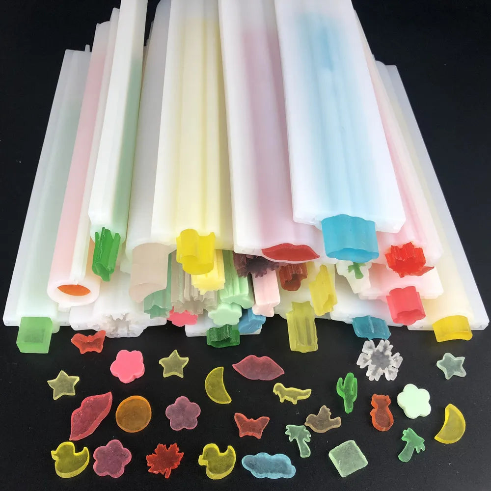 Tube Column Silicone Mold Resin Soap Candle Mold Long Tube Soap Molds