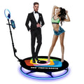 360 photo booth wireless automatic rotating selfie portable with bluetooth 360 degree photo booth props for wedding party