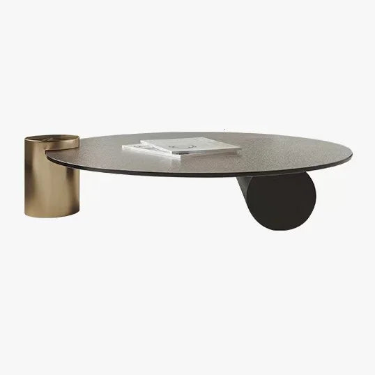 2025 New Round Tea Tables Modern Luxury Living Room Furniture Stainless Steel Base Corrugated Tempered Glass Finish Coffee Table