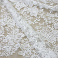 Factory Embroidery Guipure Flower Mesh Lace Fabric