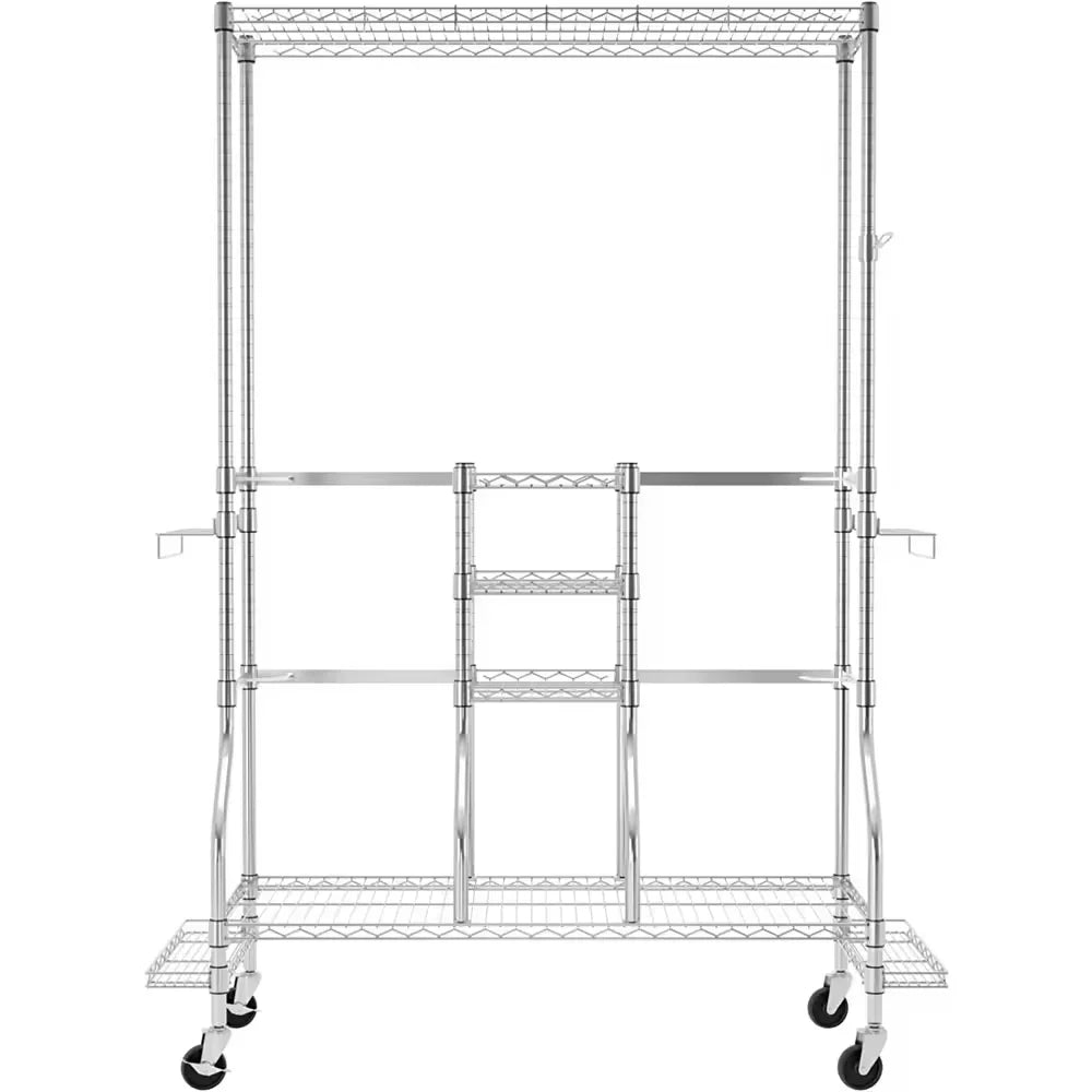 Best Selling Golf Bag Storage Stand and Other Golfing Equipment RackLarge Size Golf Clubs Display Rack with Lockable Wheels