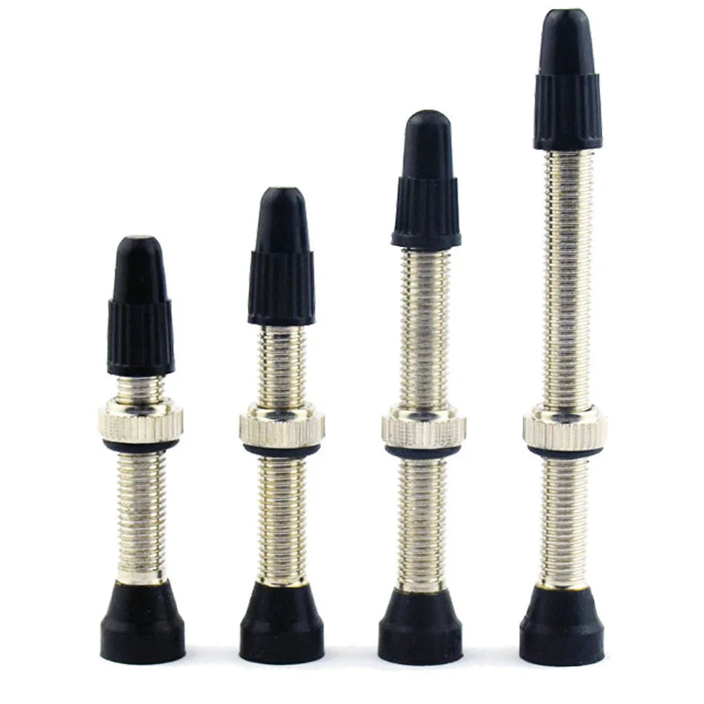 34mm 40mm 44mm 48mm 60mm Presta Bicycle Brass Copper Chrome Tubeless Tire Valve Stem FV Tubeless Valve