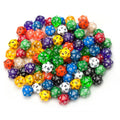 DESKJOY D20 DND Dice 20mm Acrylic Material for RPG Tabletop Games