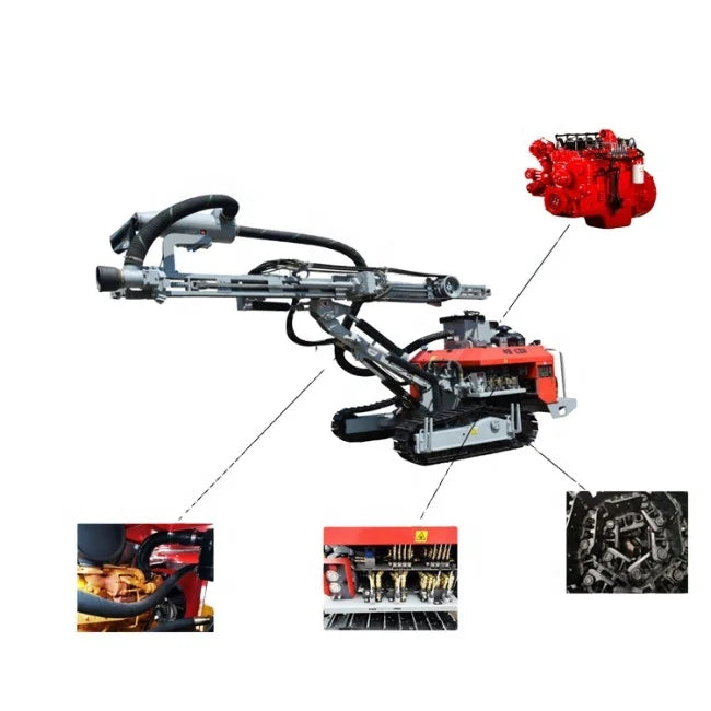 APCOM Crawler Mounted Engine B3 CrawlerDTH Drilling Machine Borehole Drilling Prices Surface Blasthole Drill Rig Machine