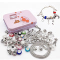 Box Packed DIY Bracelet Charms Sets Starfish Charm Children Gift Bracelet DIY Handmade