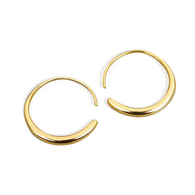 Earrings for Women Gold Plated Hoop Earrings 2023 Trending Wedding Party Jewelry Christmas Gift Free Shipping