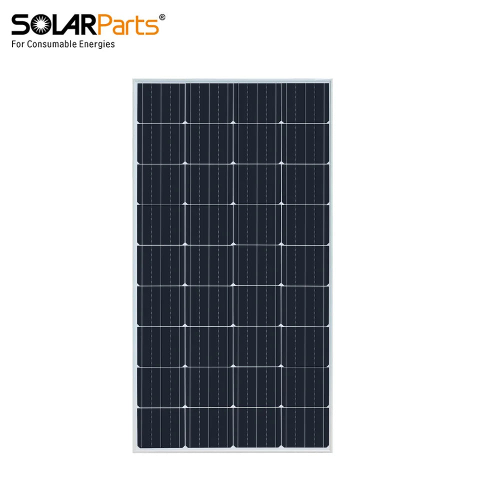 18V 150W Monocrystalline Glass Solar Panel Fixed on Balcony/Open-air/Roof /Terrance for Electricity  Generating