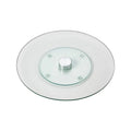 Custom 30 35 cm Diameter Round Cabinet Organizer Turntable Glass Tempered Glass Lazy Susan Serving Tray