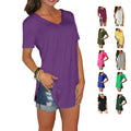 Hot Selling Ladies' XL Cotton T-Shirt Custom Logo Short Sleeve Summer Casual Print Style Made Breathable Polyester Fabric