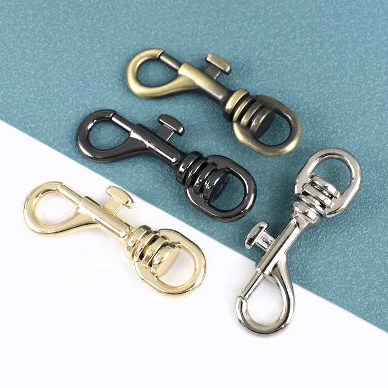 For Meetee BF141 10mm Lobster Hook Buckle Adjustable Waterproof Handbag Hardware Accessories Bag Chain Keyring Clasp Swivel