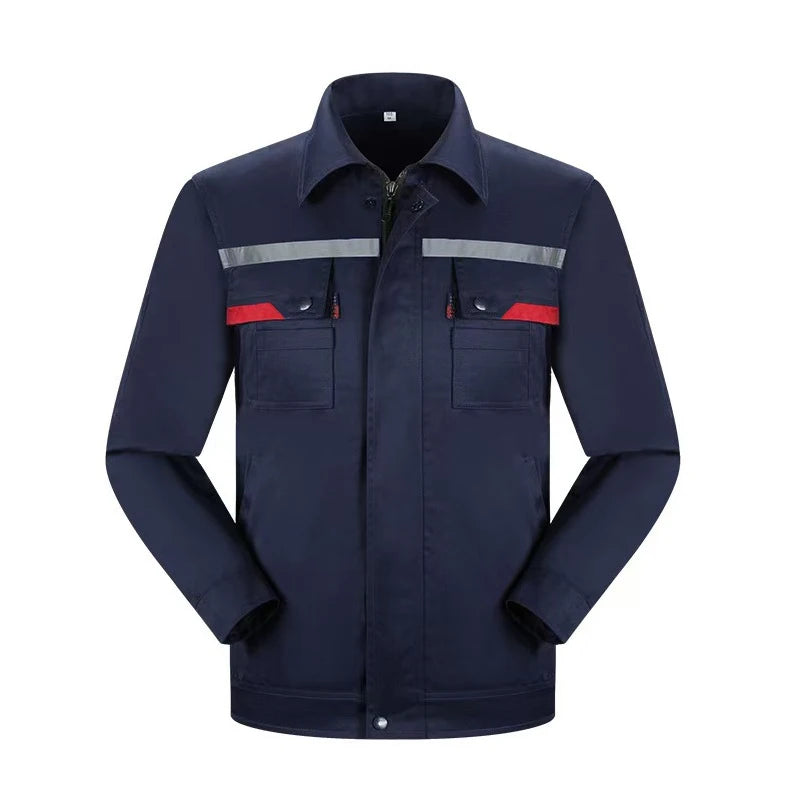 Custom Wholesale Polyester Jacket Workwear Breathable Mirror Work Salwar Suits for Engineers Hand Drawn Printing