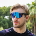 Wholesale UV400 New Sunglasses with Customizable Logo Men's Outdoor Dazzling Sports Cycling Glasses PC Frame TAC Lenses Children