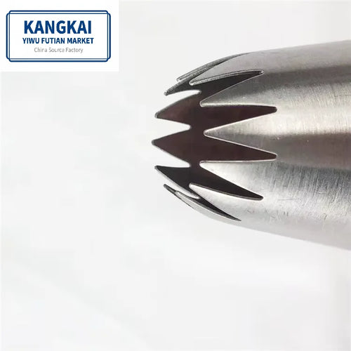 #M22 Wholesale Super Large Size 1pcs Kitchen Accessories Stainless Steel Baking+Tools Piping Tip Cake Decorating Metal Nozzle