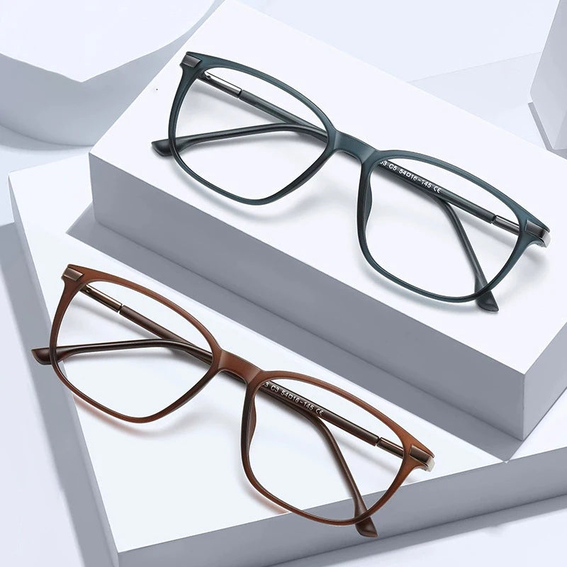 95363 Square Retro Black Anti Blue Light Optical Glasses Frames for Men Women Fashion Computer Sport Eyeglasses TR90