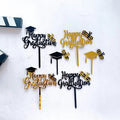 New Products OEM Style Class of 2025 Graduate Cake Topper for Graduation Party Decorations Acrylic Cake Topper